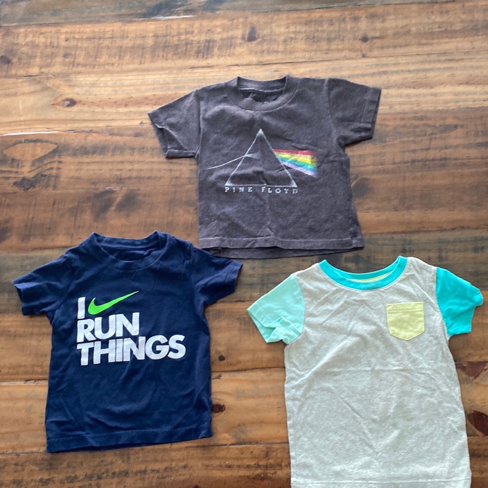 Bundle of t shirts - including Nike, Pink Floyd, cat & Jack